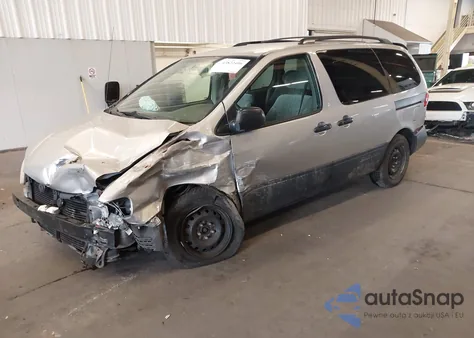 2001 Toyota Sienna Le z USA, uszkodzony, nr VIN 4T3ZF13C11U364510